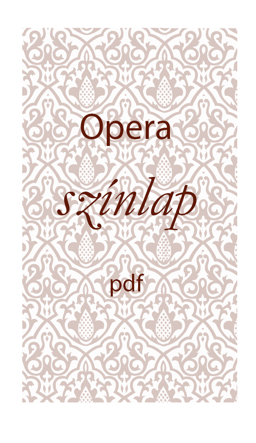 Opera színlap pdf
